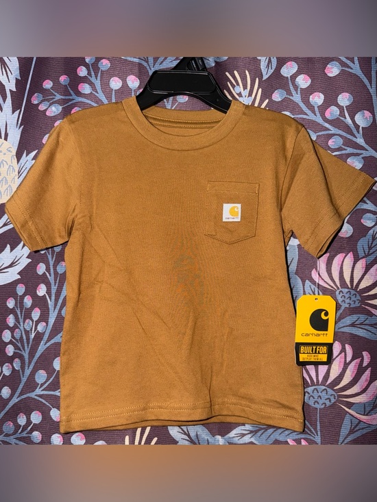 Carhartt Other - Carhartt Kids Short Sleeve Pocket Tee in Carhartt Brown